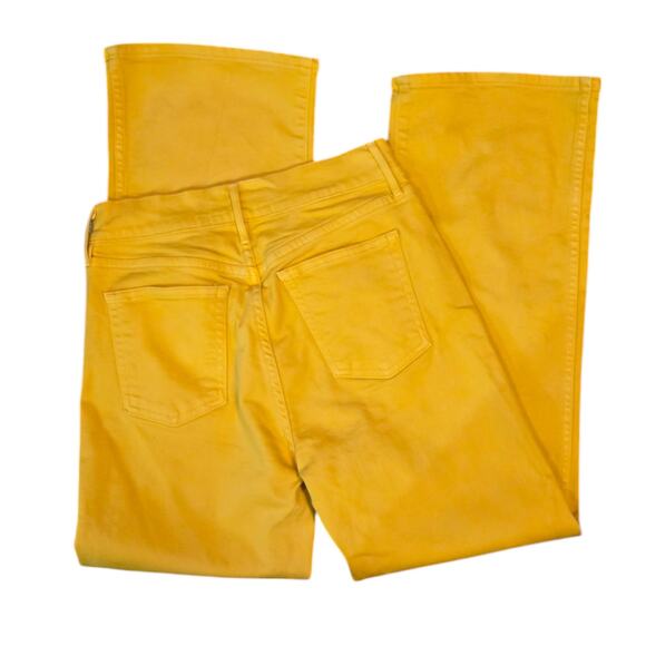 3×1 NYC Shelter Wide Leg Cropped Jeans High Rise in Marigold Size 25 - Picture 5 of 6